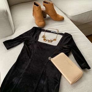 UO Kimchi Blue Velvet Bodycon Dress Size S